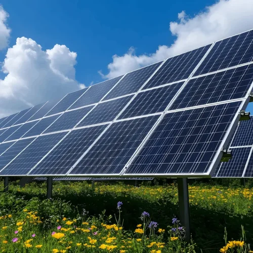 Solar Panel Cleaning Delaware County Ground-Mounted Solar Panels
